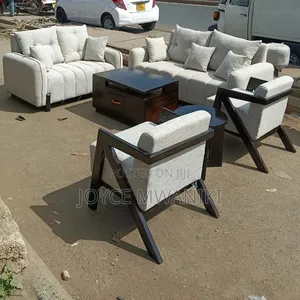 Modern Sofa Set, 7 Seater With a Matching Coffee Table 