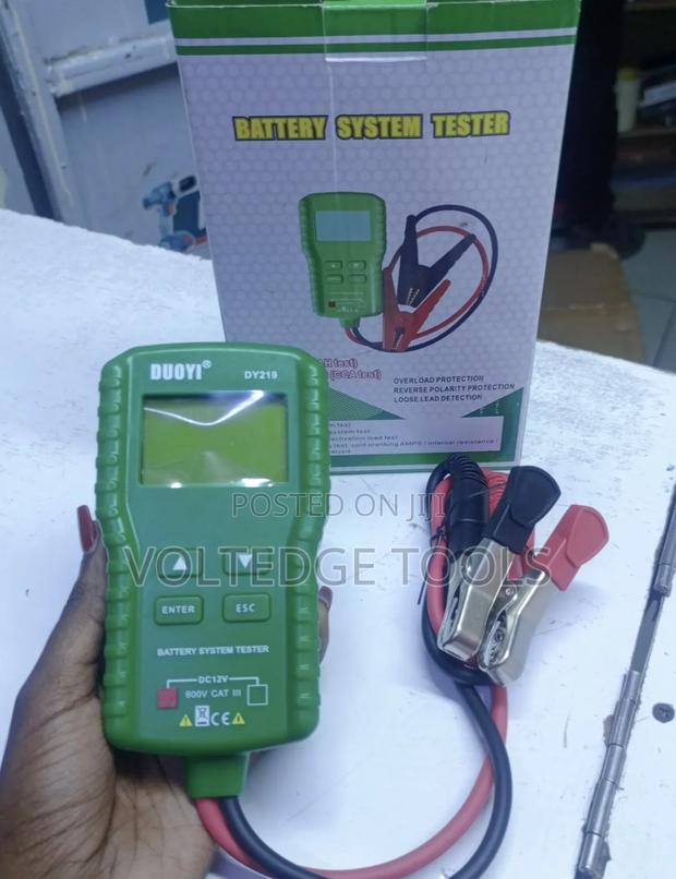 12V Digital Car Battery System Tester Analyzer