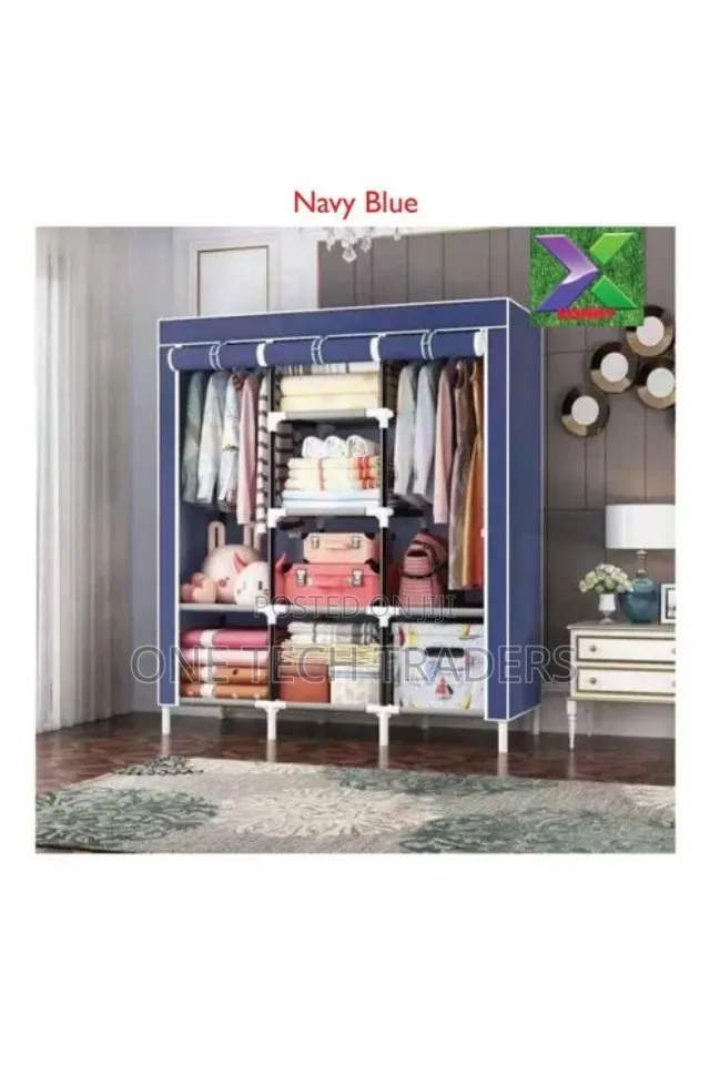 Mettalic Wardrobe 3 Column*