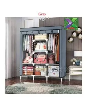 3 Column Mettalic Wardrobe