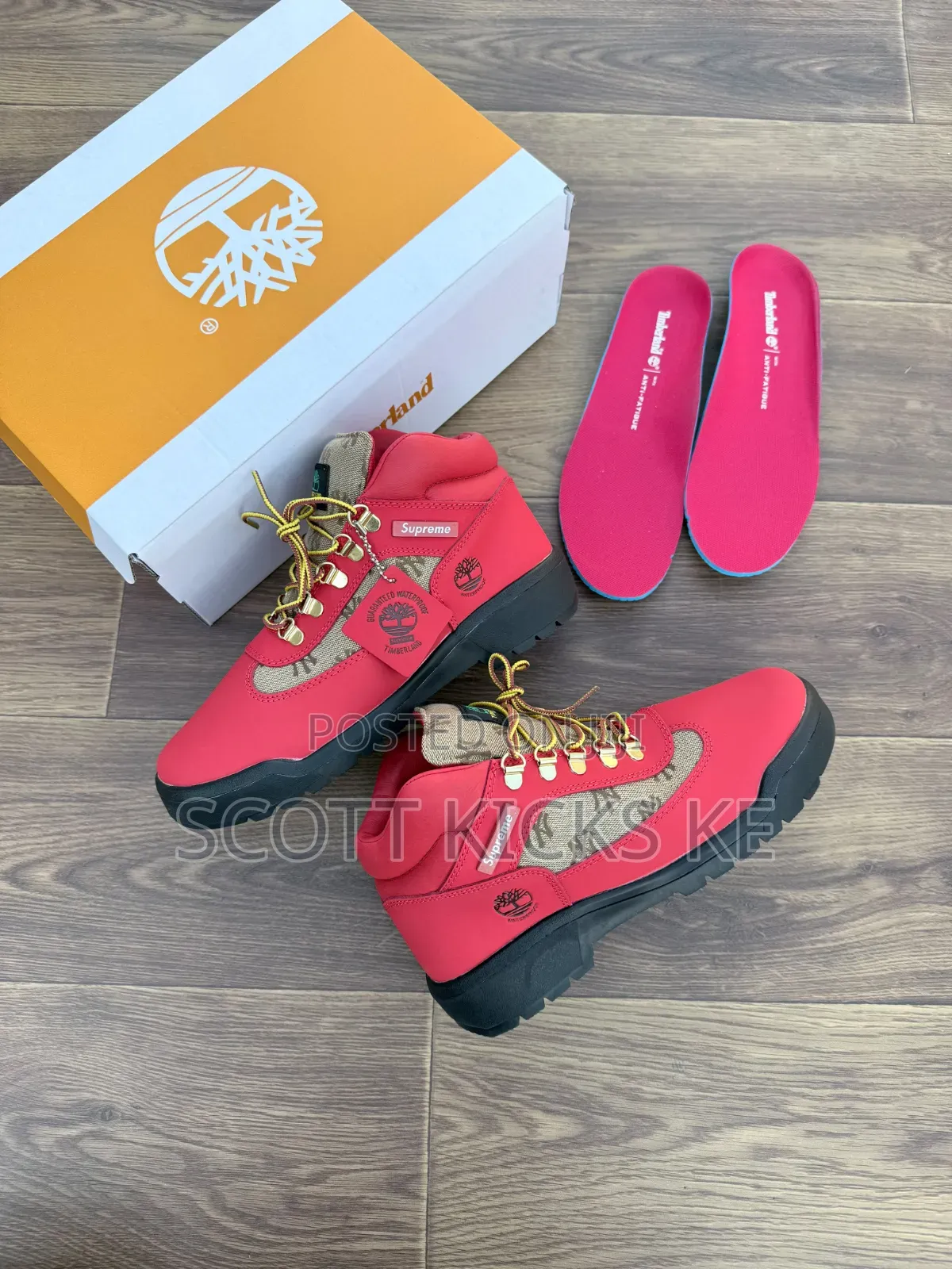 Timberland Supreme "New York Yankees Red"