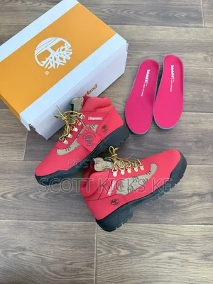 Timberland Supreme "New York Yankees Red"
