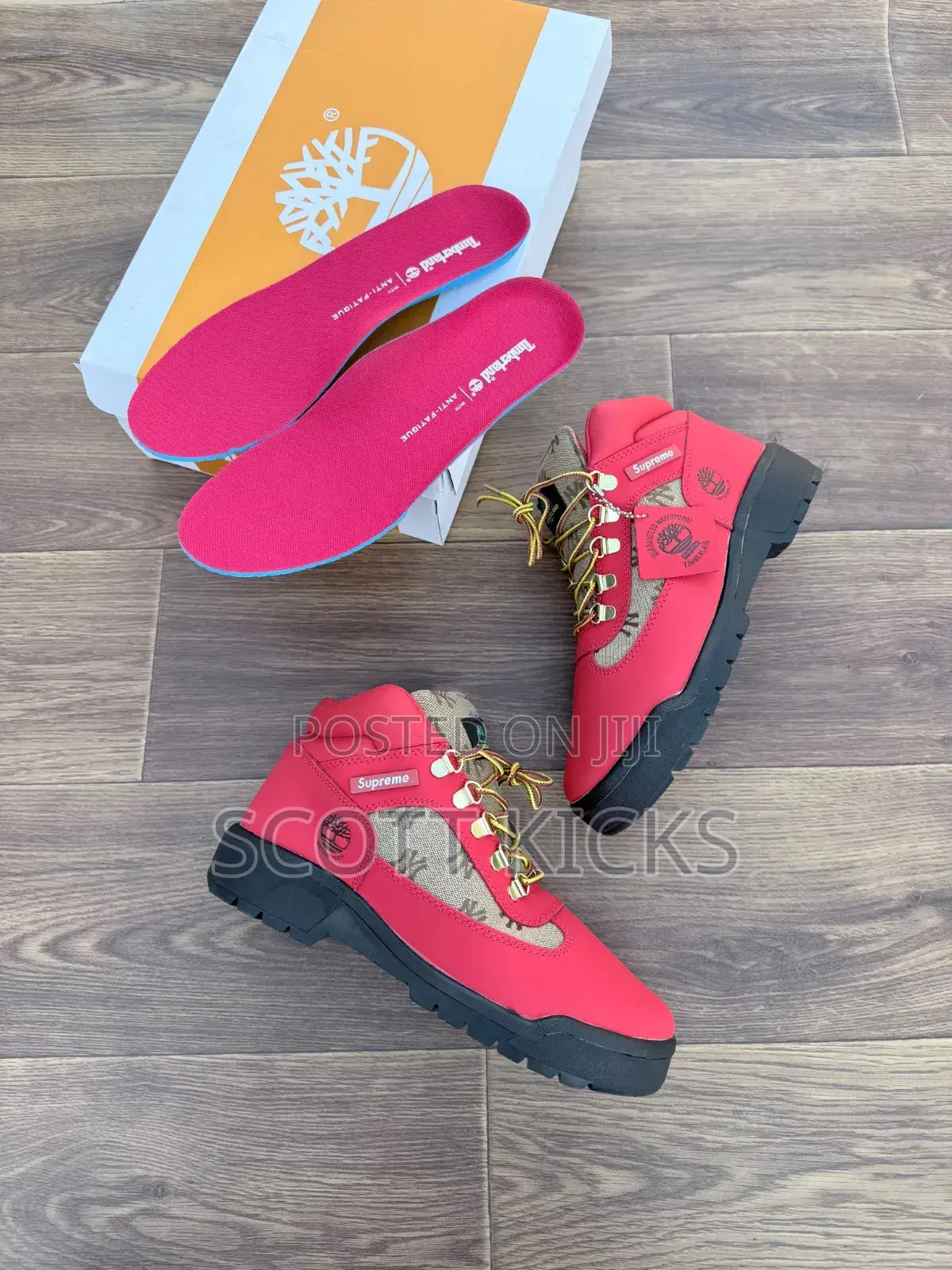 Timberland Supreme "New York Yankees Red"