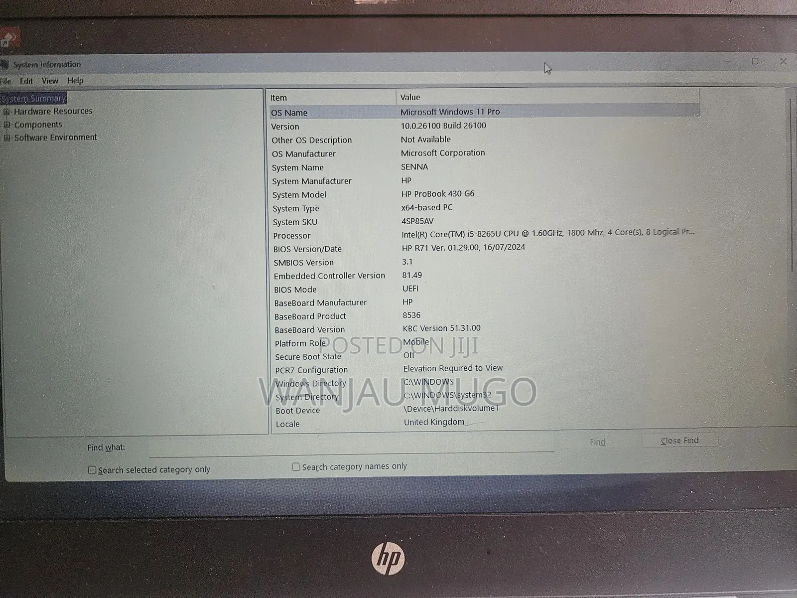 Laptop HP 430 G6 8GB Intel Core i5 SSD 256GB