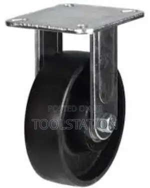 4x1 Inch Metal Cast Iron Fix Type Heavy Duty 70kg Load Castor Wheel