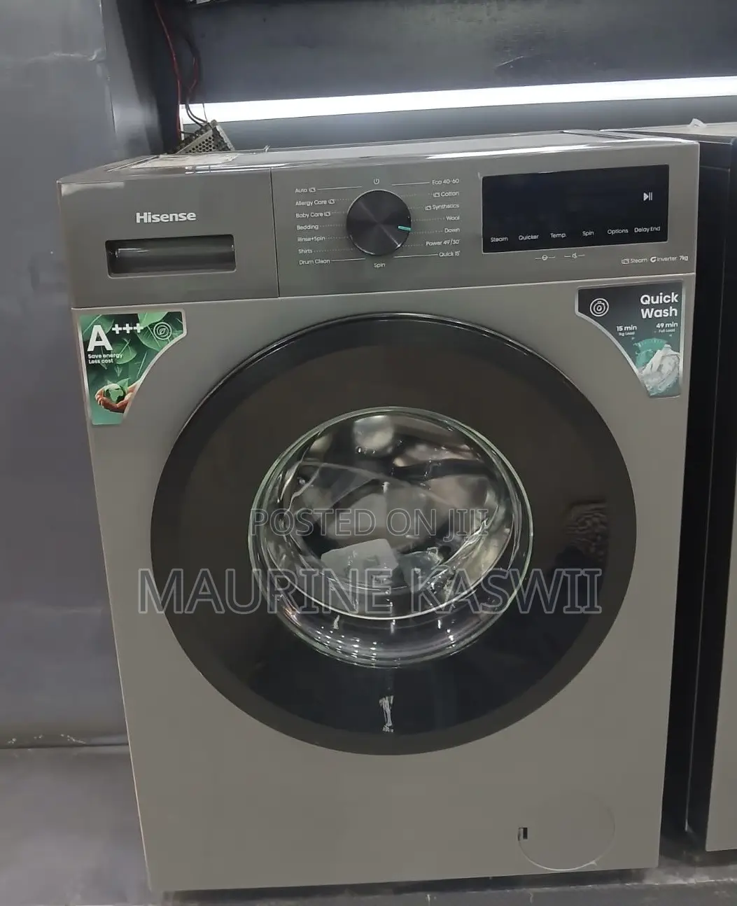 Hisense 7kg Front Load Washing Machine – WFQP7012EVMT Fully Automatic
