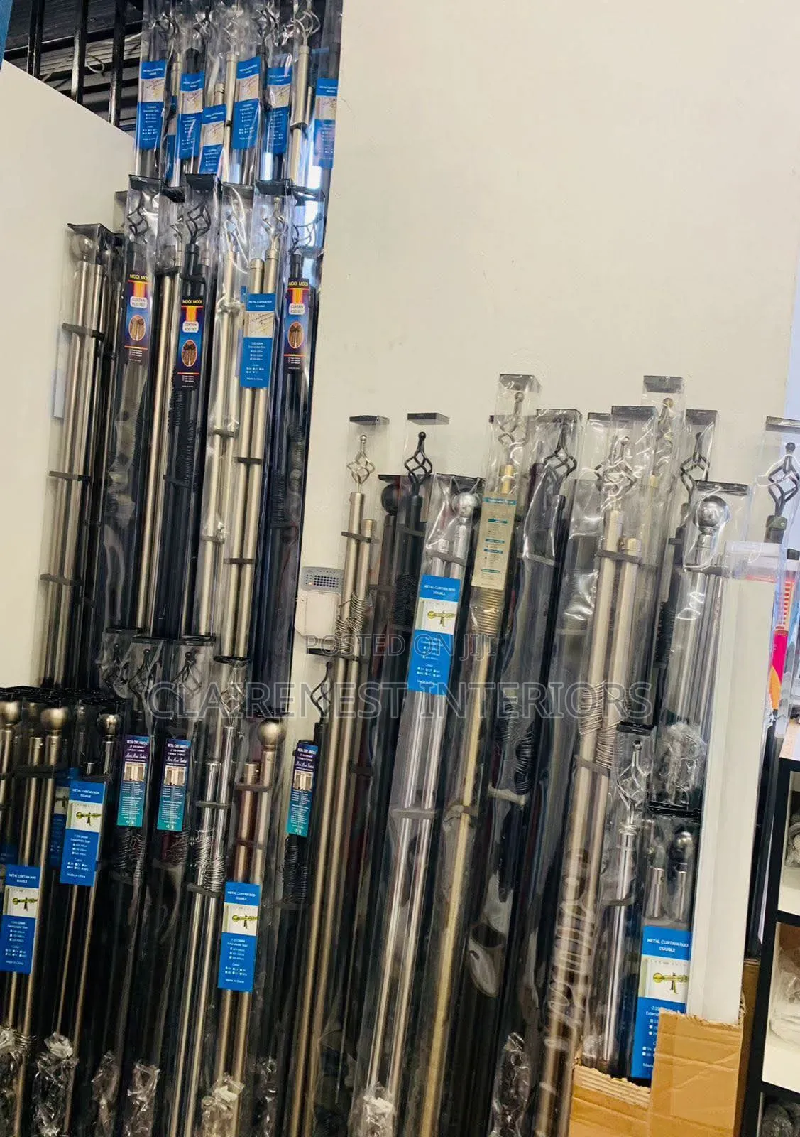 Beautiful Curtains Begin With Beautiful Adjustable Shinny Rods.