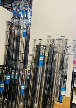 Beautiful Curtains Begin With Beautiful Adjustable Shinny Rods.