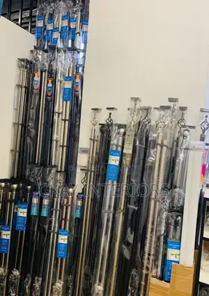 Beautiful Curtains Begin With Beautiful Adjustable Shinny Rods.