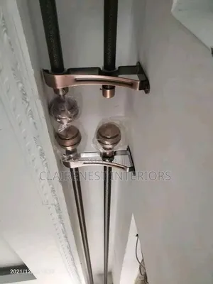 Strong Support Coated Rods for Your Most Beautiful Curtains.