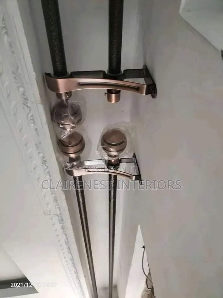 Strong Support Coated Rods for Your Most Beautiful Curtains.