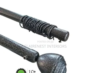 Bring Quality and Elegance to Your Windows Grey and Black Coated Rods