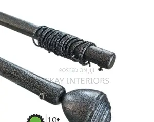 Bring Quality and Elegance to Your Windows Grey and Black Coated Rods