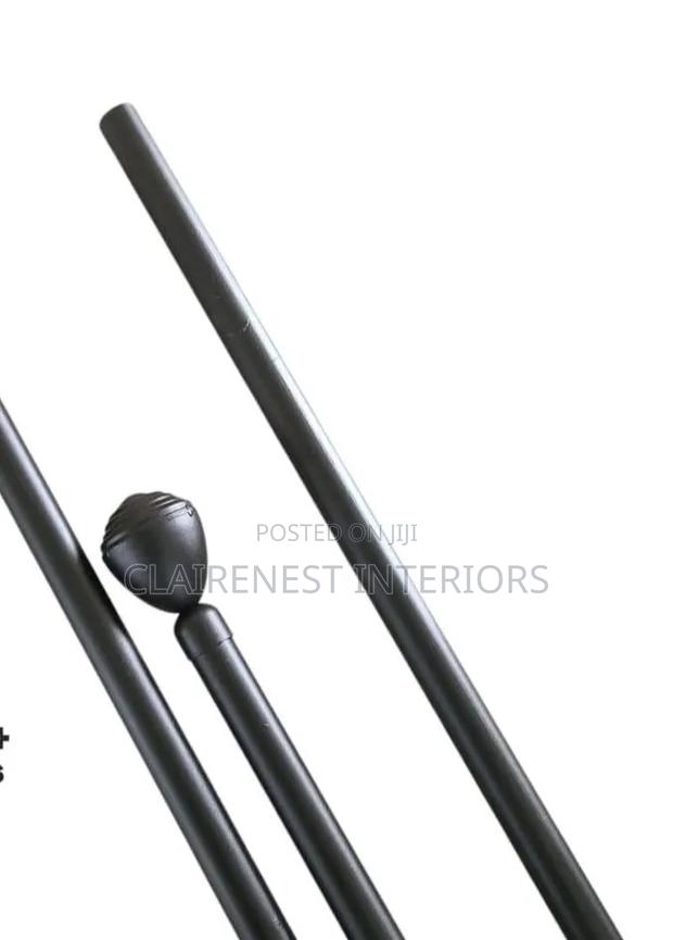 Bring Quality and Elegance to Your Windows Grey and Black Coated Rods - thumbnail 2