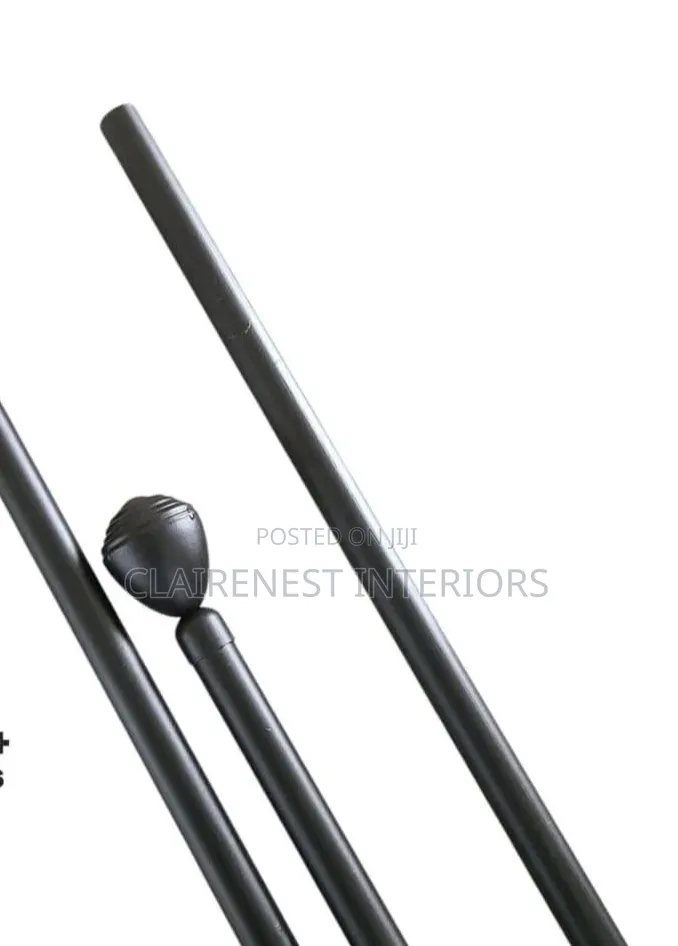 Bring Quality and Elegance to Your Windows Grey and Black Coated Rods