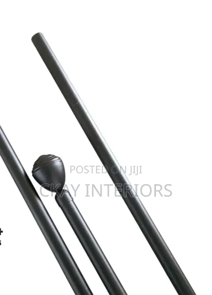 Bring Quality and Elegance to Your Windows Grey and Black Coated Rods