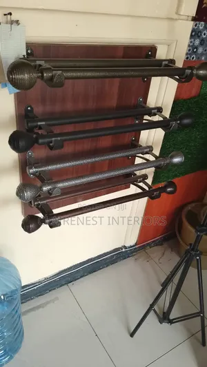 Quality Powder Coated Curtain Rods for a Neat Installation.