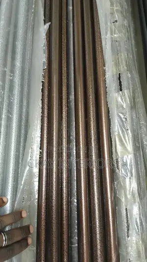 Quality Powder Coated Curtain Rods for a Neat Installation.