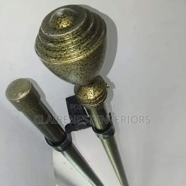 Strong Support, Elegant Appearance Powder Coated Curtain Rods