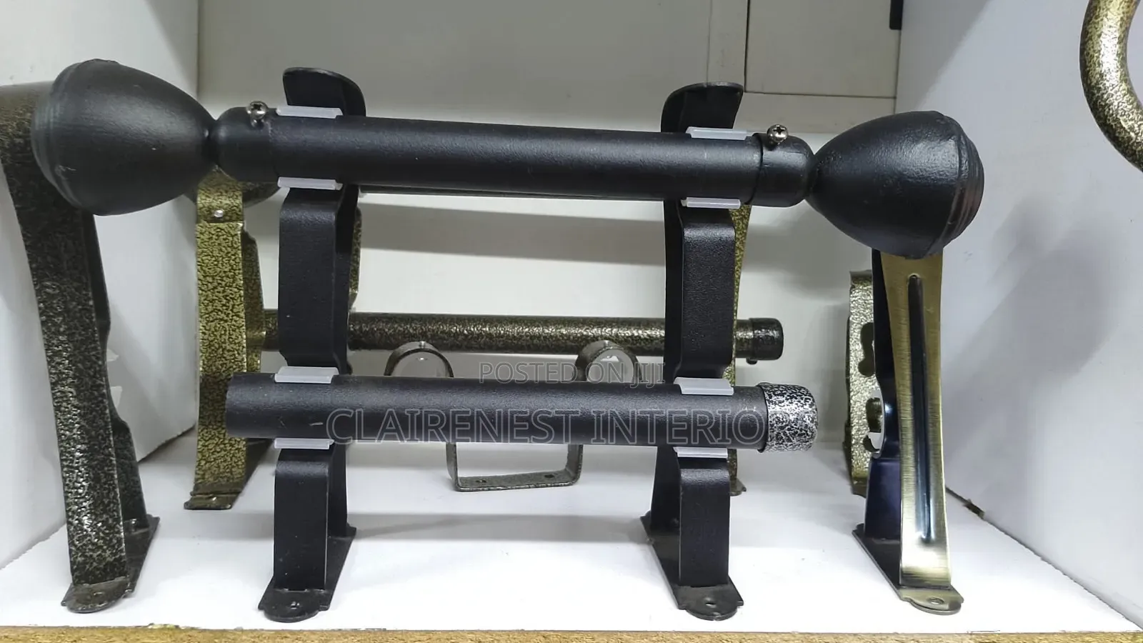 Strong Support, Elegant Appearance Powder Coated Curtain Rods