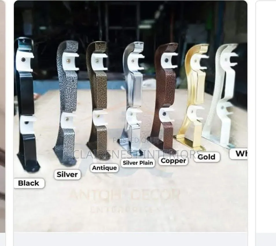 Beautiful Finishes for Beautiful Interiors Powder Coated Brackets
