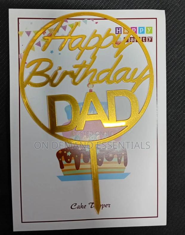 Happy Birthday Dad Topper