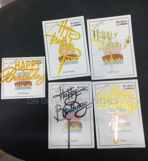 Happy Birthday Cake Topper