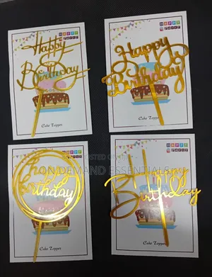 Happy Birthday Cake Topper