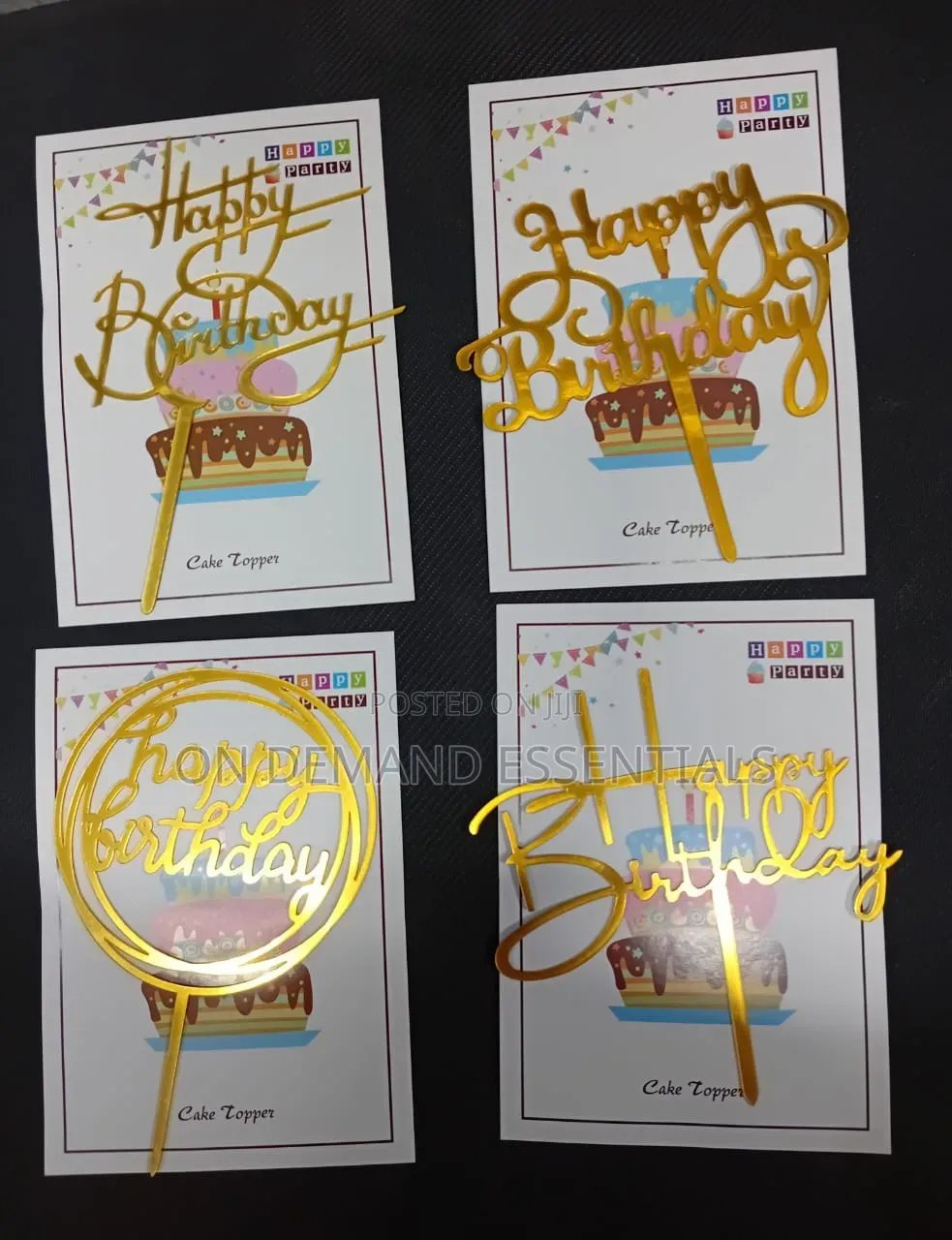 Happy Birthday Cake Topper