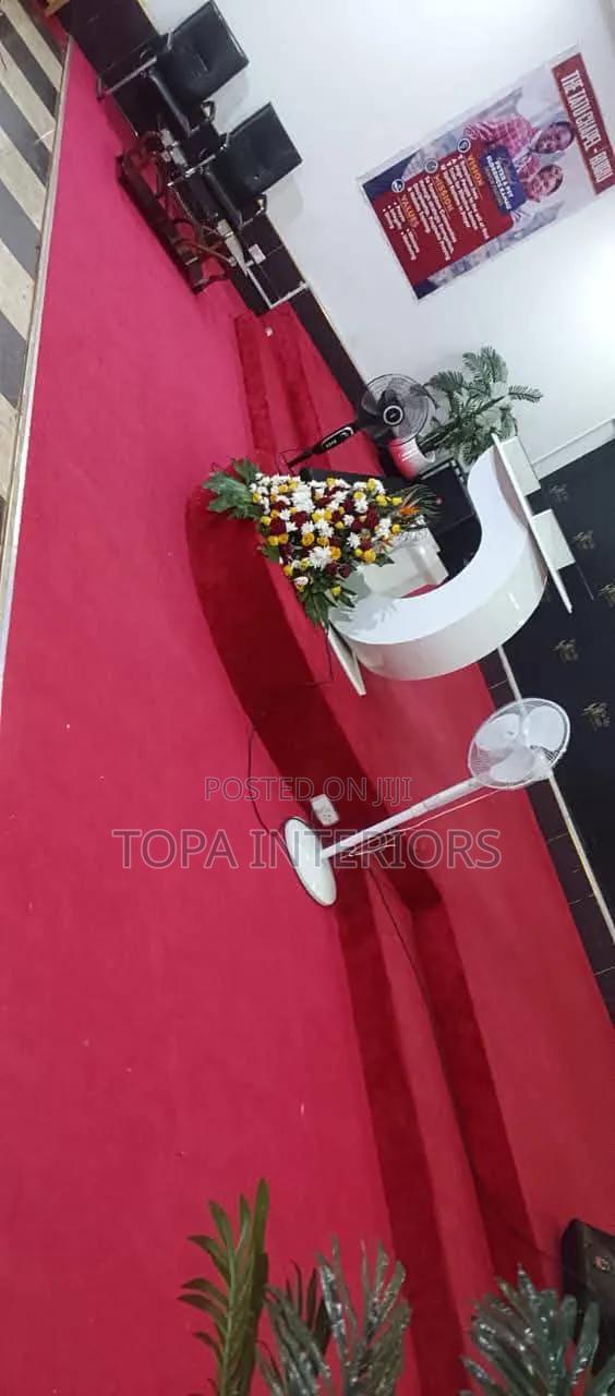 Supply Only Church Floor Red Wall to Wall Carpets for Altar Decor