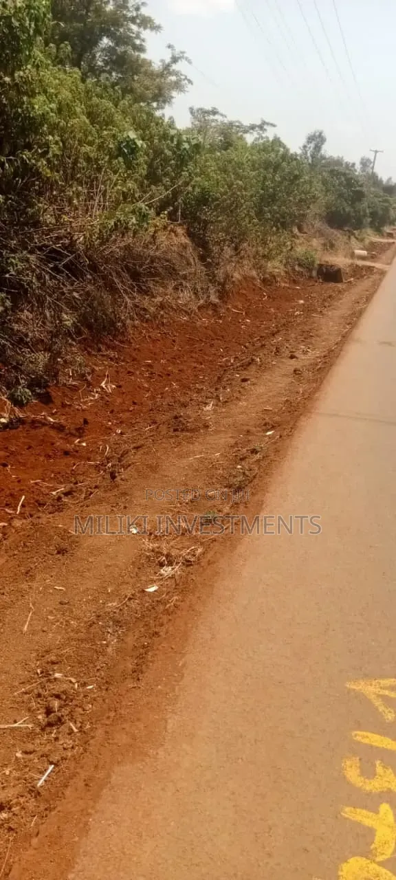 50 by 100 Ft Commercial Plot on Sale at Gatundu Mutomo