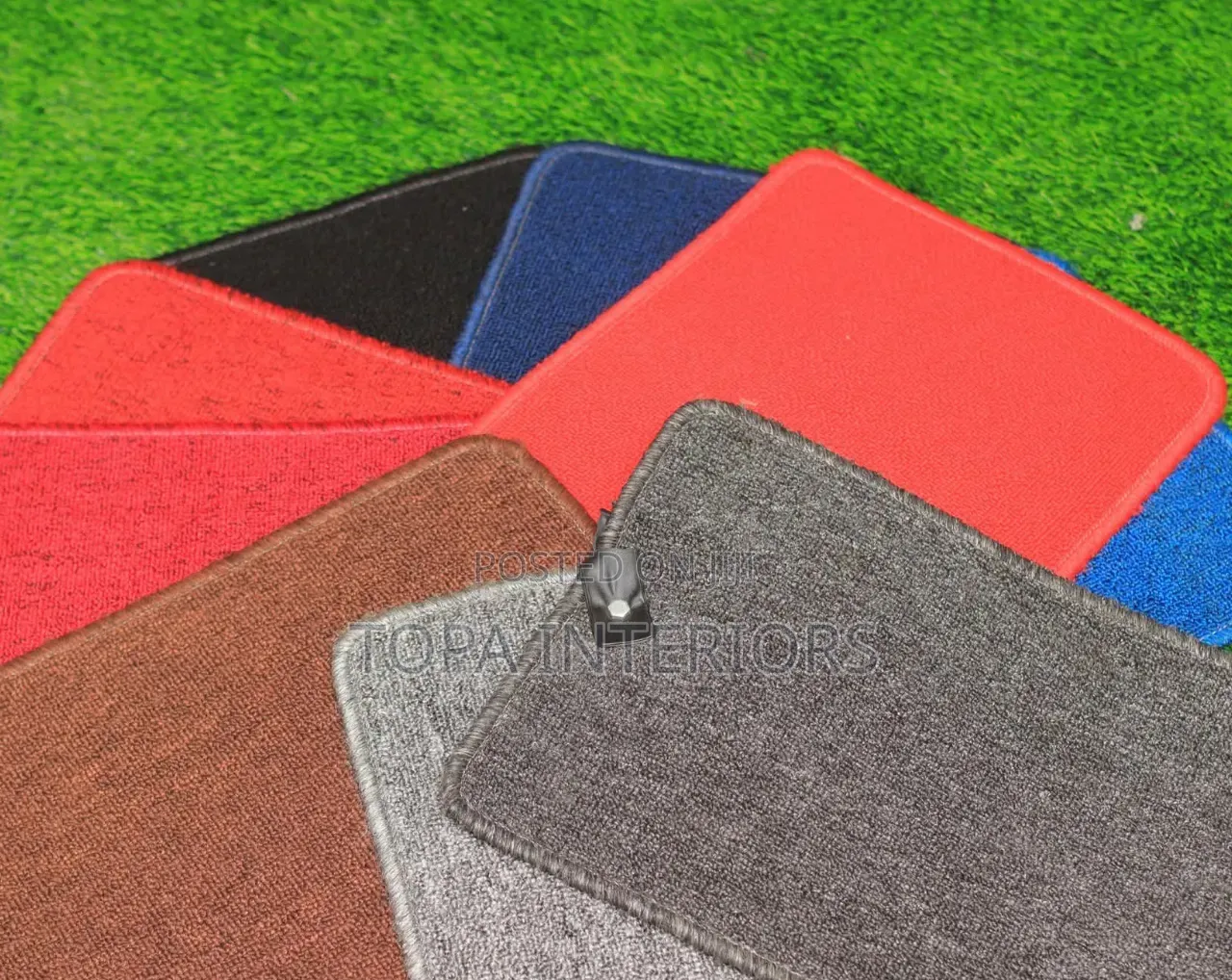 Grey 4mm Thick Delta Wall to Wall Floor Carpets for Home and Office