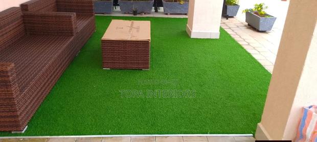 Open Garden Green Artificial Lawn Grass Carpets Installation
