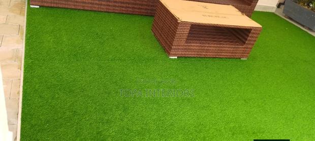 Open Garden Green Artificial Lawn Grass Carpets Installation - thumbnail 2