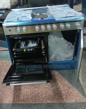 Haier 6 Burner Cooker With Wok Burner Sensors Gas Compartment and Fan