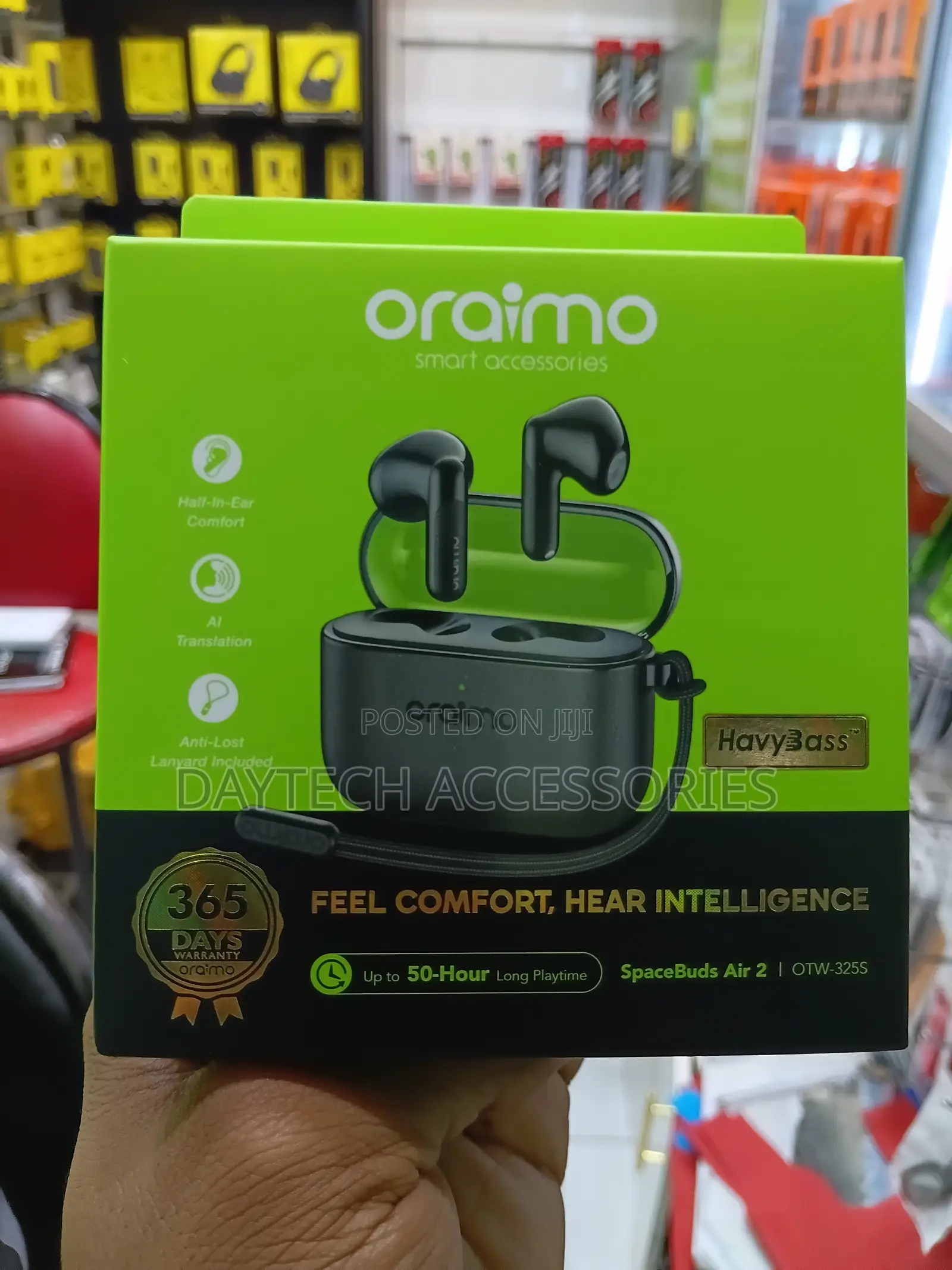 The Oraimo SpaceBuds Air 2 (OTW-325S) Are True Wireless Earbuds.