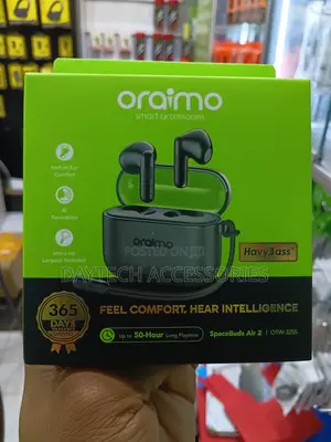 The Oraimo SpaceBuds Air 2 (OTW-325S) Are True Wireless Earbuds.