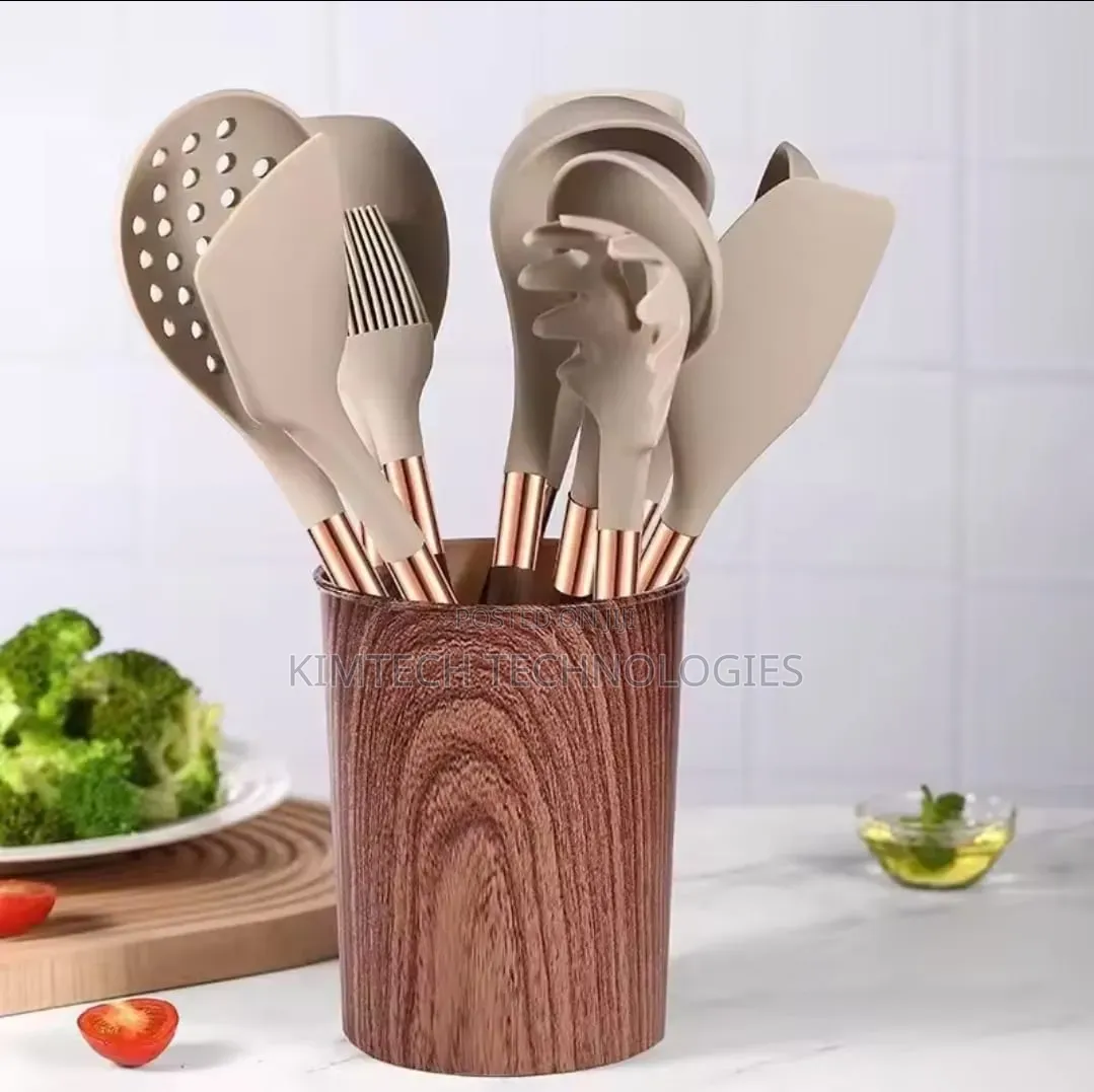 11pcs Silicone Spoon Set