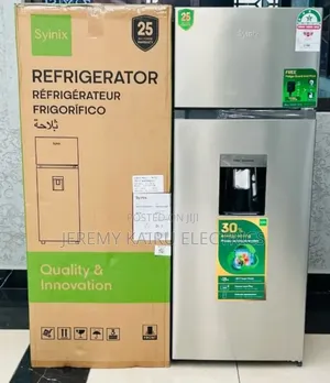 Syinix 210L Double Door Fridge