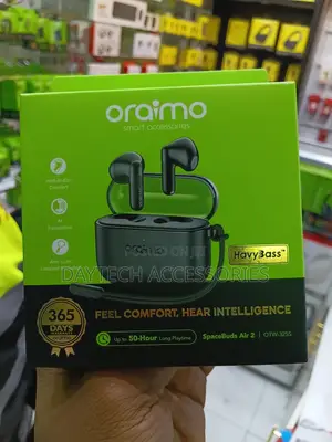 Oraimo SpaceBuds Air 2 OTW-325S Earbuds - Black