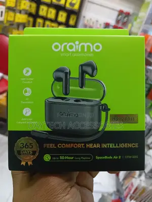 The Oraimo SpaceBuds Air 2 OTW-325S Half-in-Ear Wireless Earbuds.