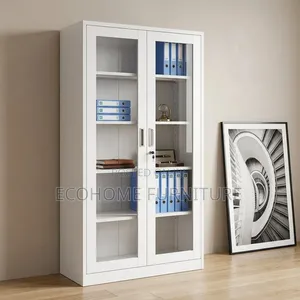 Office Cabinet – Glass Door Filing Storage Cabinet