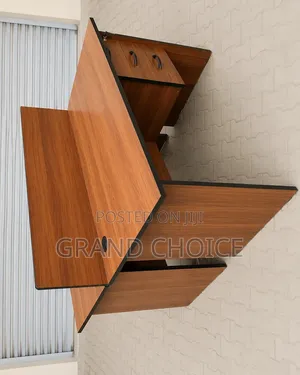 2 Way Office Workstation Desk – Modern Wooden Shared Office Desk