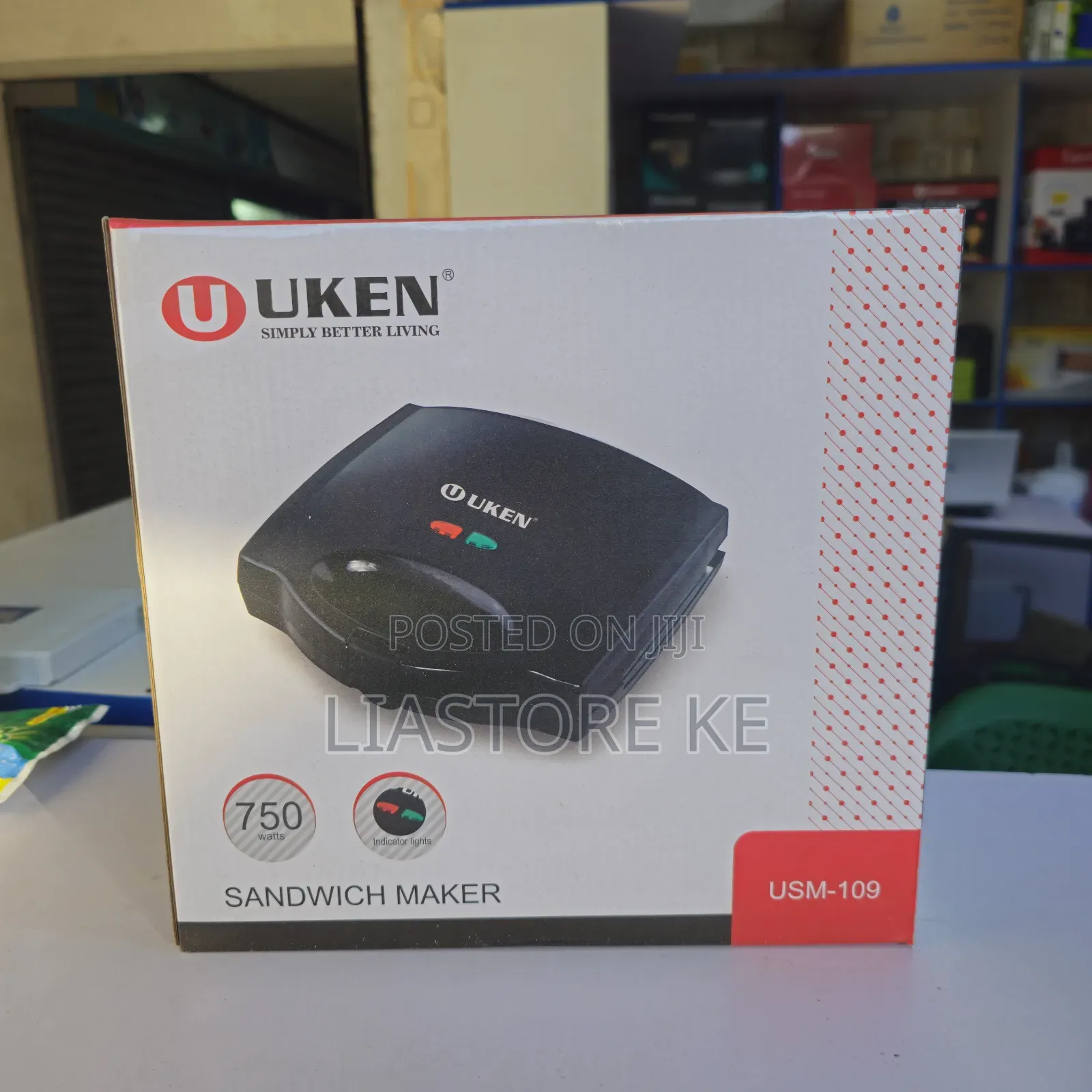 3-in-1 Sandwich Maker 750W UKEN USM-109 – Toast, Grill Waffles