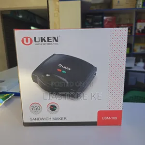 3-in-1 Sandwich Maker 750W UKEN USM-109 – Toast, Grill Waffles