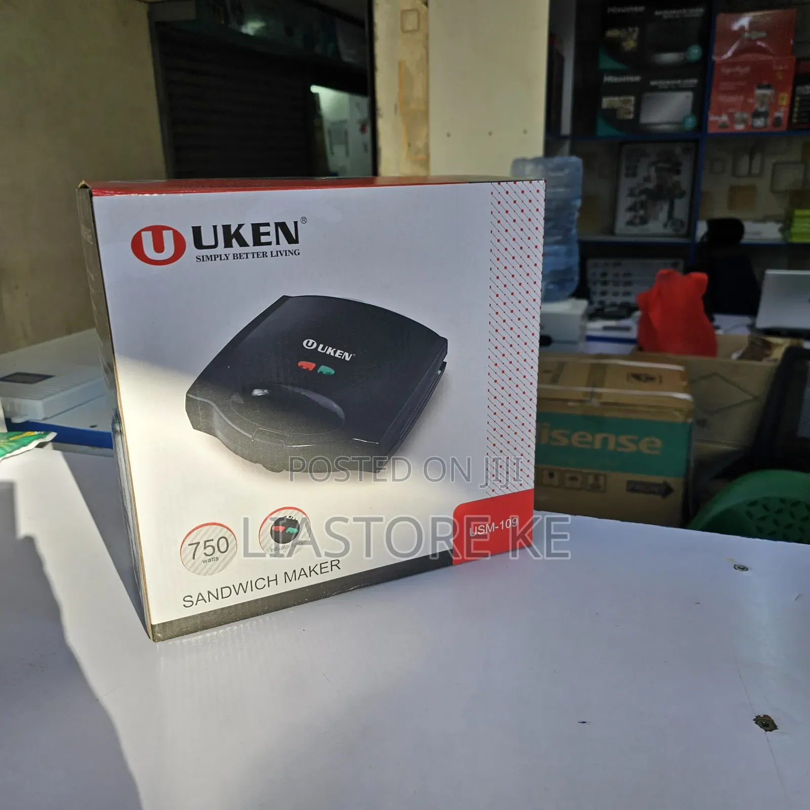 3-in-1 Sandwich Maker 750W UKEN USM-109 – Toast, Grill Waffles