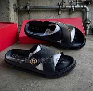 Leather Gucci Sandals , Rubber Sole Size 39-44