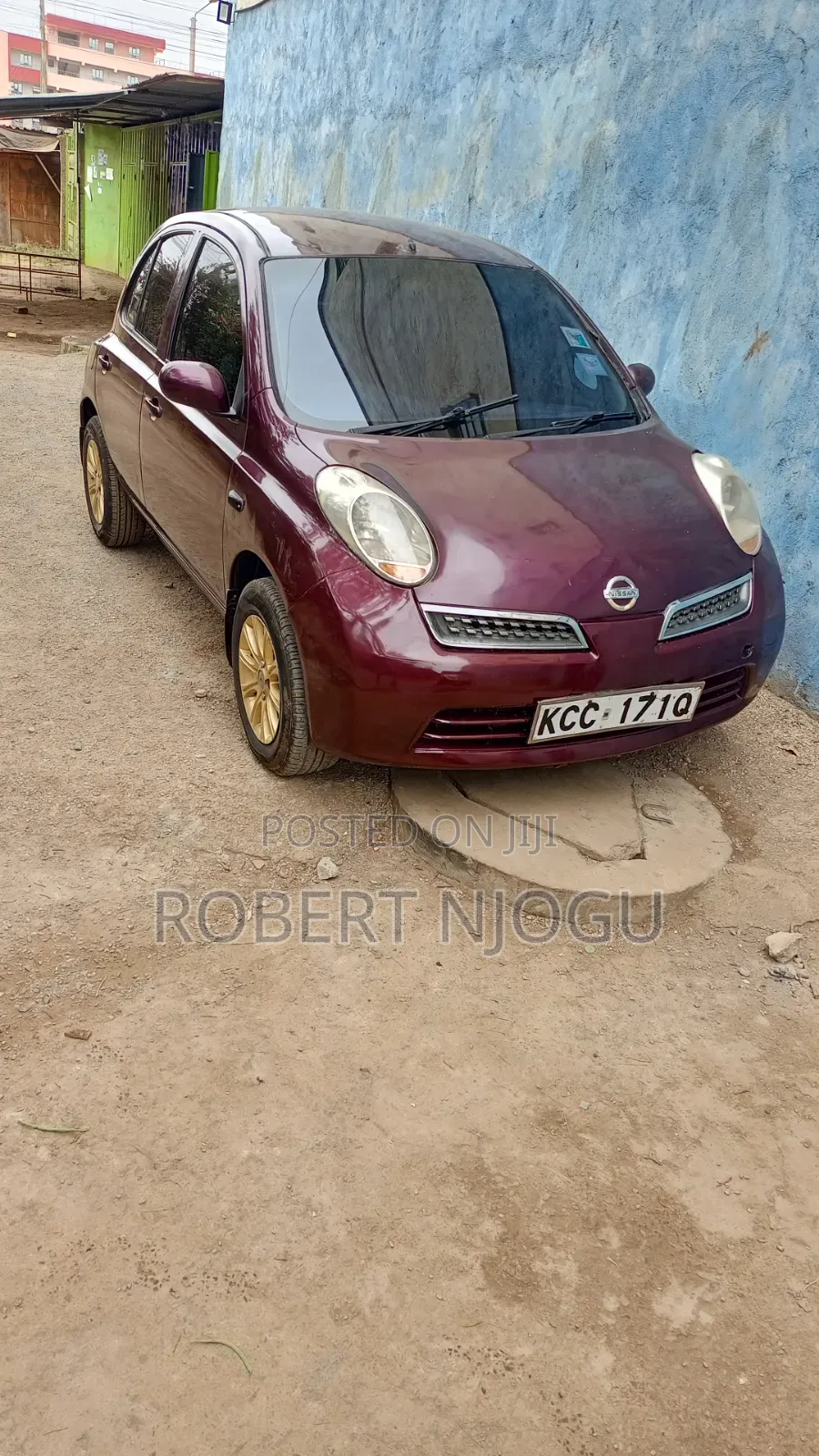 Nissan March 2010 Maroon