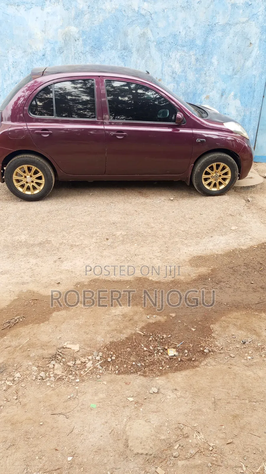 Nissan March 2010 Maroon