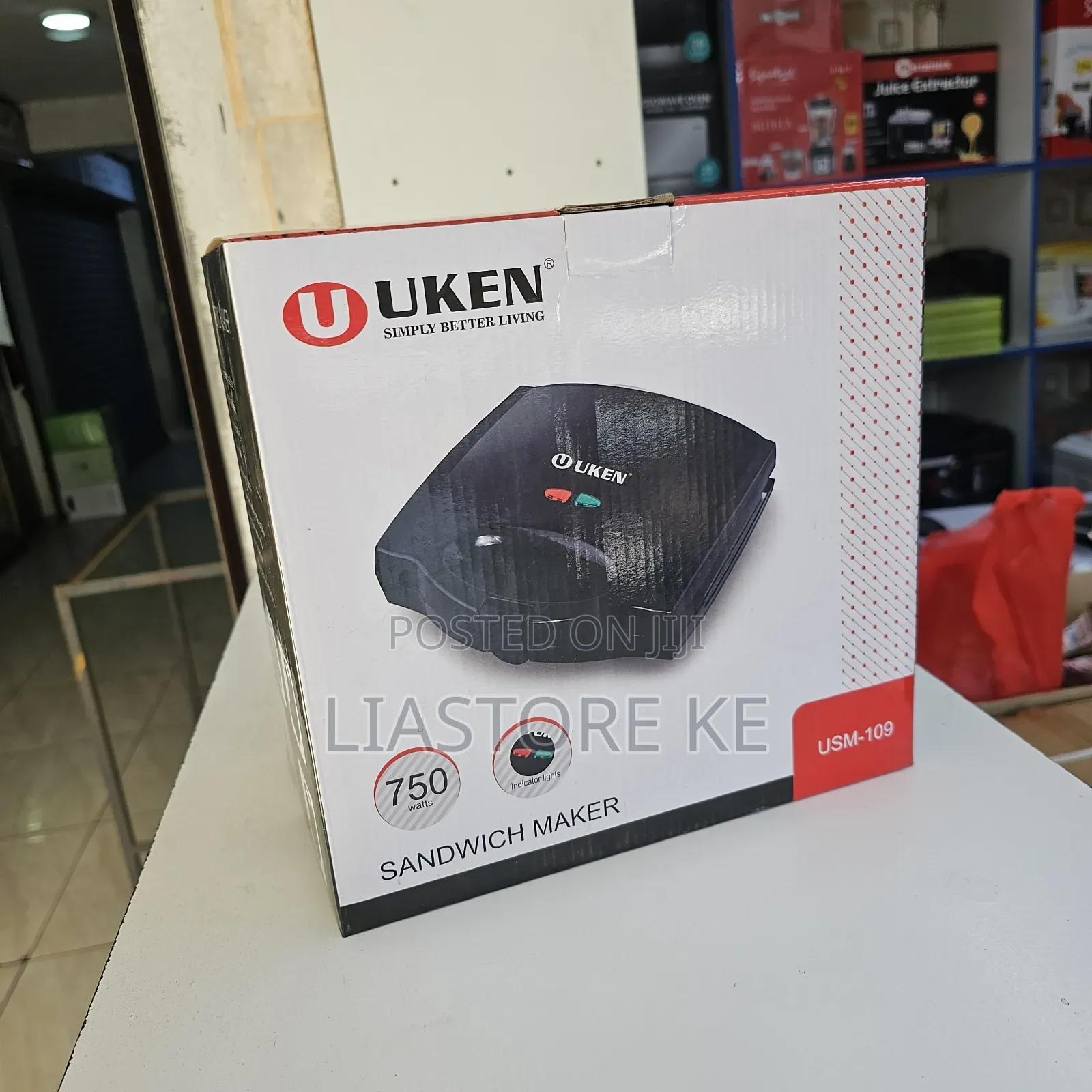Uken 750W Sandwich Maker USM-109 – Electric Sandwich Toaster
